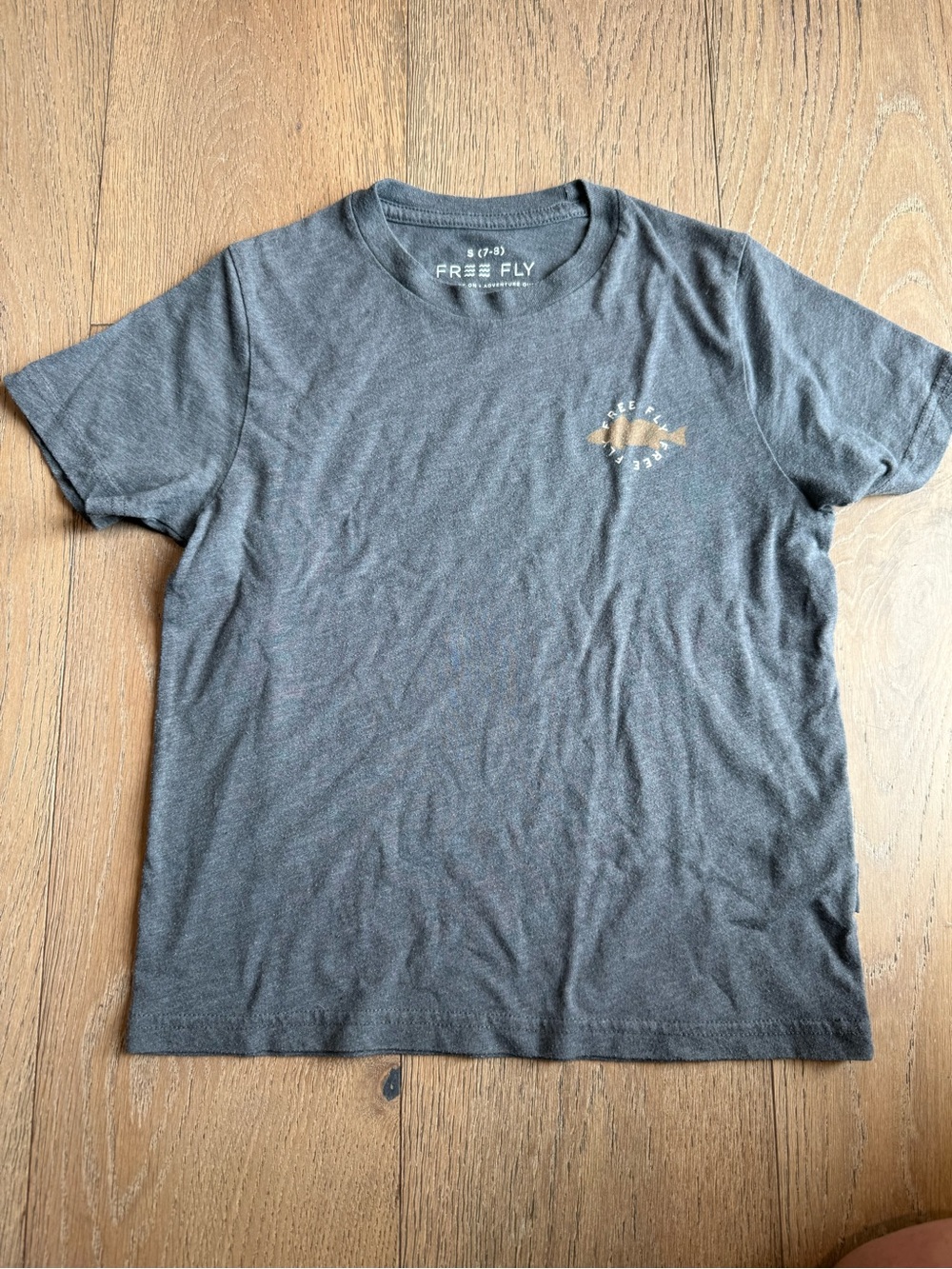 Boys free fly apparel Crewneck Short-Sleeve Shirt 7/8